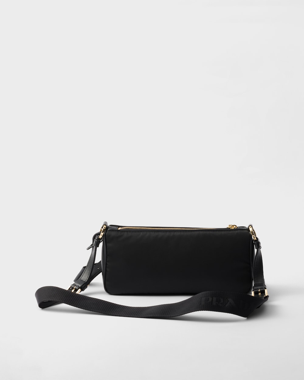 Small Re-Nylon and Leather Shoulder Bag - Image 4